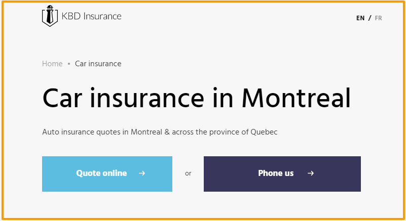 car insurance Montreal