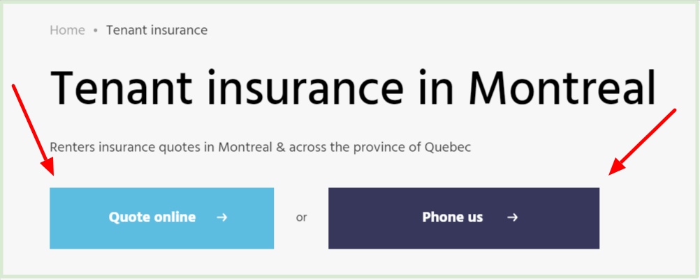 tenant insurance Montreal