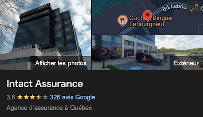 Intact Assurance Avis Google